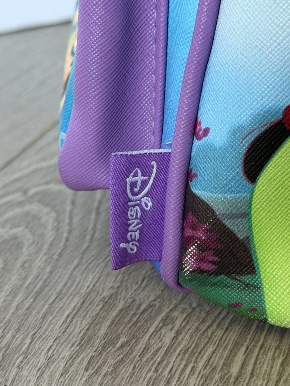 Disney Princess Mulan Mini Backpack Purple Faux Leather Book Bag 2020 11" - Picture 4 of 12